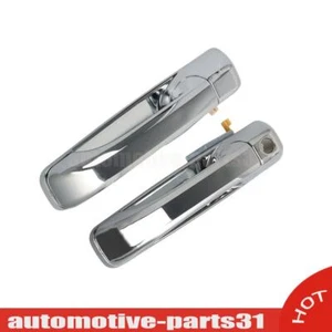 Door Handle Set For 2011-2017 Ram 1500 Front Outer Chrome 2Pc - Picture 1 of 8