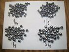 1/16,1/8,1/4,3/8 Round Split Shot sinkers  - choice of quantity - FREE SHIPPING