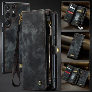 For Samsung Galaxy A12 A13 A14 A32 A53 A54 A71 A72 Detachable Card Wallet Case - Picture 1 of 41