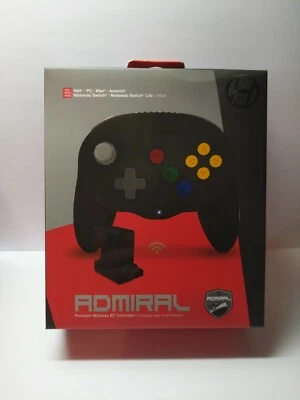 Hyperkin "Admiral" Premium Bluetooth Wireless Controller for N64®  - BLACK NEW!  - Image 1 of 2