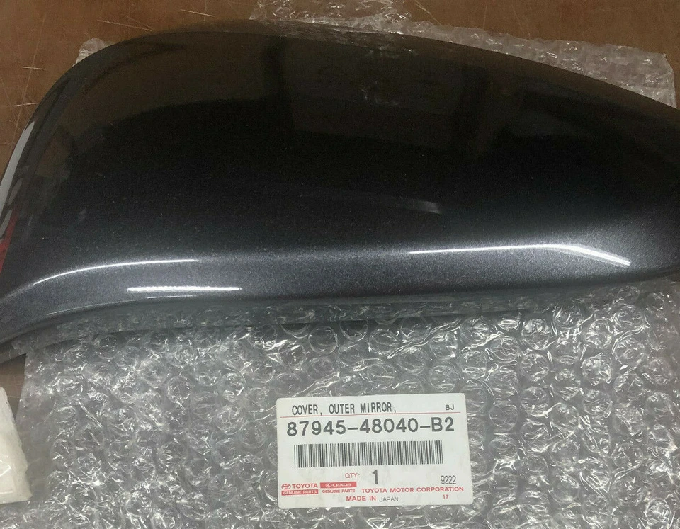OEM TOYOTA RAV4 КРЫШКА НАРУЖНОГО ЗЕРКАЛА ПОДХОДИТ ДЛЯ 2015-2018 СЕРЫЙ СО СТОРОНЫ ВОДИТЕЛЯ - Изображение 1 из 1