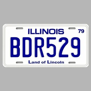 "Blues Brothers Bluesmobile Aluminio Utilería Réplica Etiqueta Placa Nuevo 6"" x 12" - Imagen 1 de 5