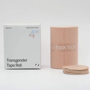 Rollo de cinta transgénero, encuadernación de pecho FTM, cinta trans, cinta KT extra ancha, 16,5 pies - Imagen 1 de 9