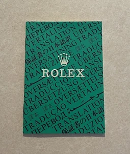 Rolex Official Chronometer Certificate Translation Booklet 565.00.5W - Picture 1 of 3