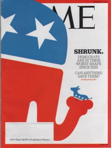 TIME Magazine  October 2, 2017  SHRUNK. Democrats are in Worst Shape Since 1929 - Picture 1 of 2