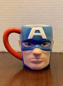Marvel Captain America 3D Molded Head Ceramic Coffee Mug - Picture 1 of 7