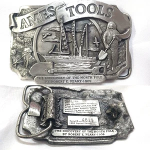 1983 AMES TOOLS COMPANY HEBILLA DE PELTRE CONMEMORATIVA DE COLECCIÓN EDICIÓN LIMITADA 4619 - Imagen 1 de 11