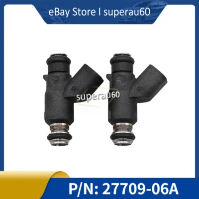 Juego de 2 inyectores de combustible de 25 grados para motocicleta Harley-Davidson Breakout Dyna Fatboy Foto 1 de 4