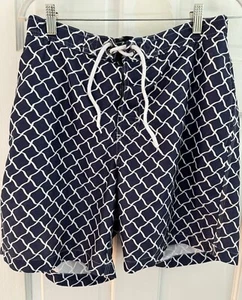TRUNKS Surf & Swim Co Herren Gr. Medium blau weiß Schwimmen Urlaub Strand Kreuzfahrt - Bild 1 von 5