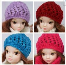 Doll Accessories Warm Winter Headwear Hairwear Woven Knitting Hat For 1/6 Doll 
