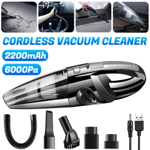 Car Vacuum Cleaner, Portable Handheld Wireless High Power Mini Vacuum Cleaner - Picture 1 of 30