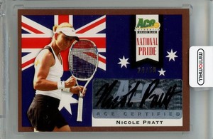 2013 Ace Authentic Grand Slam National Pride Autographs Brown Npnp2 Nicole Pratt