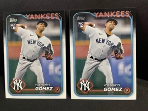 (2) 2024 Topps Yoendrys Gomez RC #615 Yankees - Picture 1 of 2