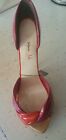 Porte-bouteille chaussure femme en céramique talon haut LaLa tacheté / talon rouge..8" de haut