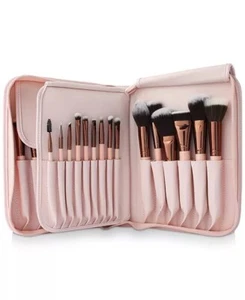 Luxie 30 Piece Rose Gold Makeup Brush Set in Pink Case - New Authentic MSRP$400 - Picture 1 of 5