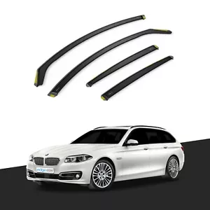 BMW 5 Series F11 2010-2017 5 Door Estate Touring Wind Deflectors 4pc Tinted - Picture 1 of 10
