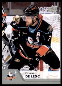 2020-21 AHL Base #22 Chase De Leo - San Diego Gulls