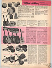 1964 PAPER AD Barclay Concert Flat Top Guitar Electric Outfit Uke Ukulele Drums