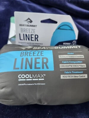 sea to summit Breeze Liner Coolmax Mummy With Drawcord Stardard - Image 1 of 4