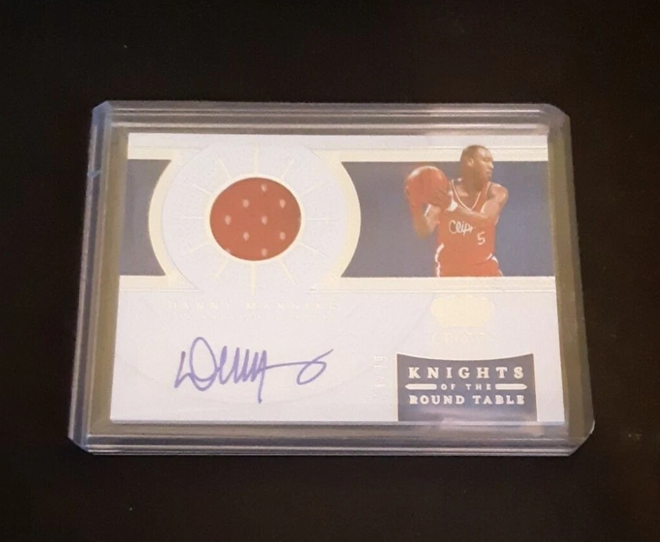 DANNY MANNING 2021-22 PANINI CROWN ROYALE KNIGHT OF THE TABLE JERSEY AUTO /99 - Image 1 of 1