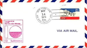 Lufthansa Airlines First Flight New York Airport - Munich Germany - DC-10 - 1975 - Picture 1 of 2