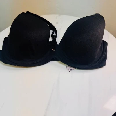 Victoria's Secret Lined Demi Bra – Black – Size 38B - Image 1 of 4