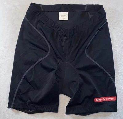 BELLWETHER Cycle Shorts Size L BLACK with CONTOUR PAD Spin Biking Bicycle - Image 1 of 4