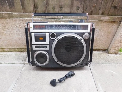 JVC RC-550LB EL DIABLO Ghettoblaster Ghettoblaster Radio Kassetten Abspielgerät HINWEISE LESEN - Bild 1 von 4