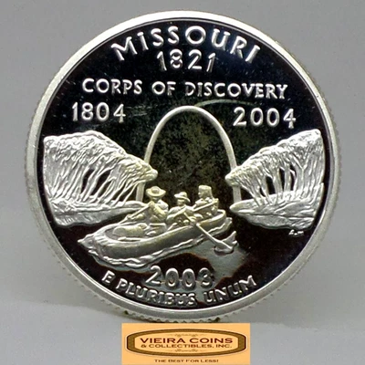 2003-S Missouri State Silver Proof Quarter - #C49976NQ - Image 1 of 2