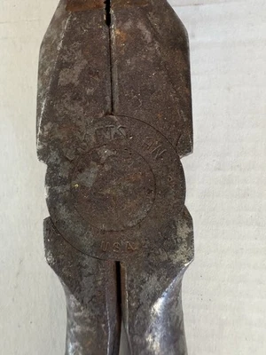 Alicates de liniero artesanal vintage - mango ámbar herramienta eléctrica hecha en EE. UU. Foto 1 de 4