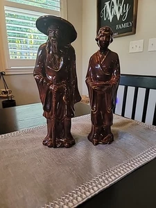 Vintage MCM Ceramic Chinese Figures - Picture 1 of 12