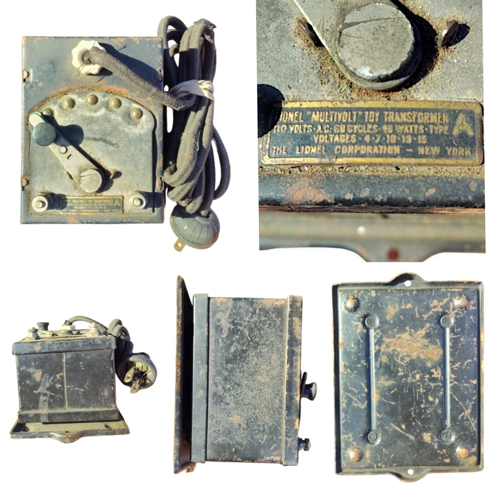 lionel 110 volt 10 watt output 60 cycles multivolt toy transformer 4-7-10-13-15 - Image 1 of 1