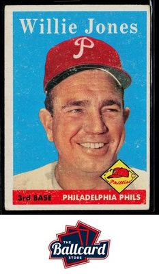 1958 Topps #181 Willie Jones - Image 1 of 2