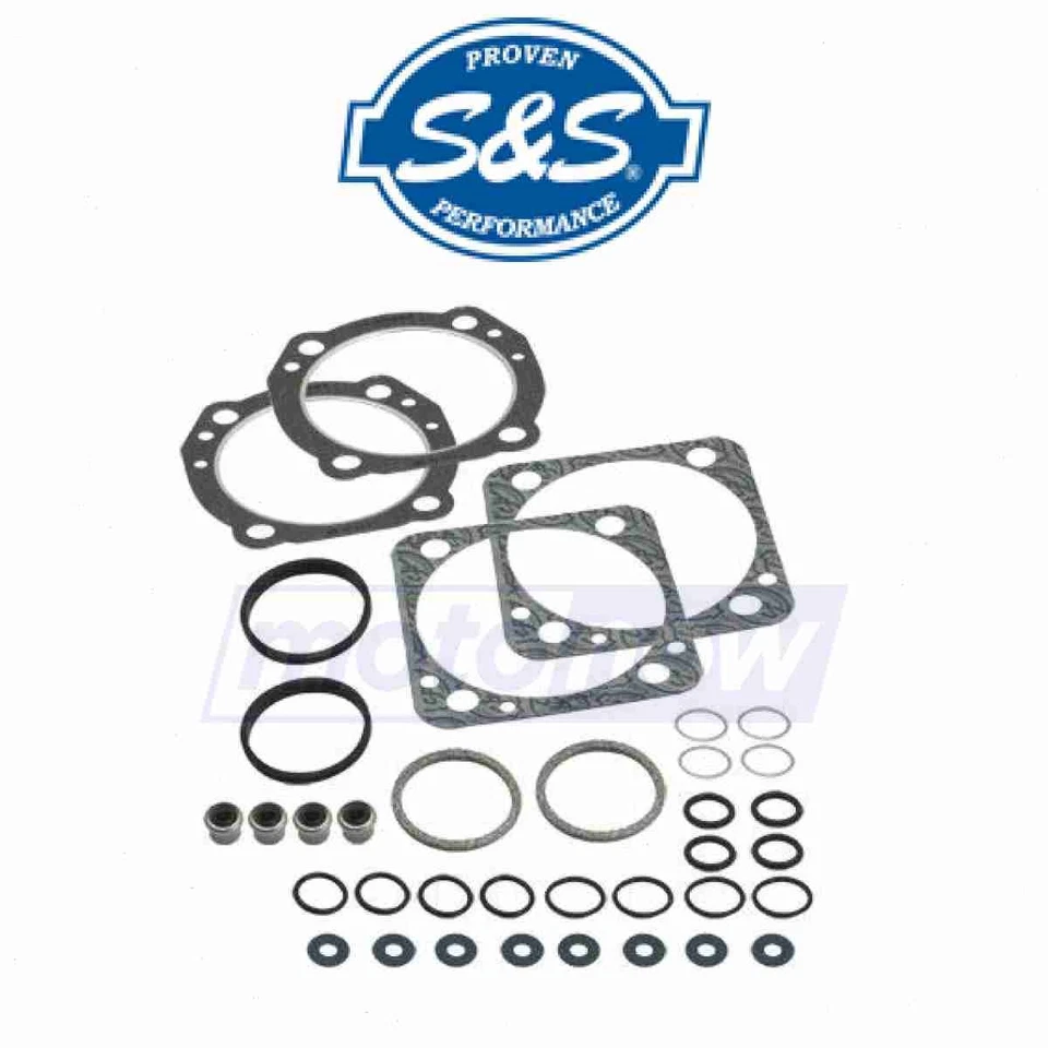 S&S Cycle Top End Gasket Kit for 1992 Harley Davidson FXDB-D Dyna Glide py Foto 1 de 4