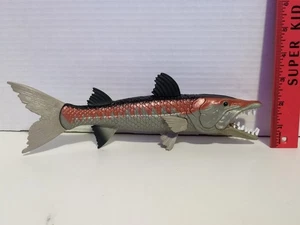 Chap Mei Animal Planet Great Barracuda 10" Action Figure Toy Fish Apex Predator - Picture 1 of 3