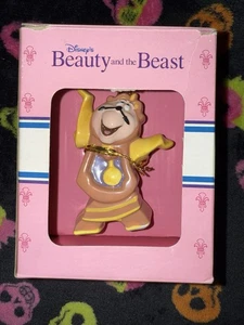 Schmid Disney’s Beauty And The Beast Cogsworth Clock Ornament NEW IN BOX - Picture 1 of 5