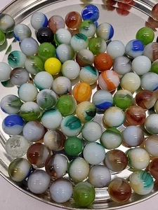 1 Pound Premium Mixed Glass Marbles. Vintage Plus ATLAS E-Z SEAL Canning Jar - Picture 1 of 14