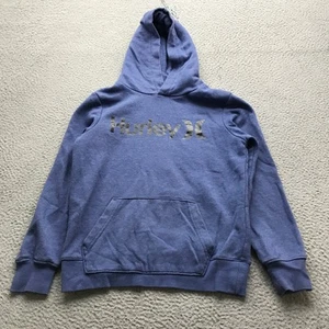 Hurley Sweatshirt Hoodie Boys Youth Medium Graphic Logo Blue - Picture 1 of 10