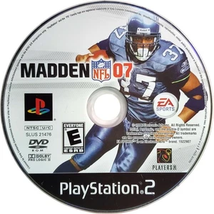 Scratch-Free - Madden 2007 - Sony Playstation 2 Tested Authentic - Picture 1 of 5