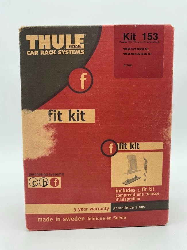 THULE 153 '86-'95 Ford Taurus 4dr, '86-'95 Mercury Sable 4dr - Изображение 1 из 4