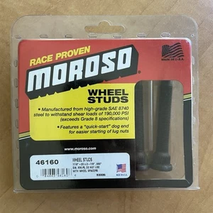 NEW MOROSO 46160 Press In Wheel Studs 7/16"-20 2-7/8" Long .560" Knurl (5 Pack) - Picture 1 of 6