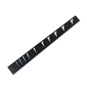 Ebony Electric Guitar Fretboard Shark Fin Inlay for 24 Fret Guitar Neck 25.5inch - Picture 1 of 7