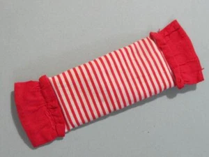 VINTAGE IDEAL TAMMY DOLL RED STRIPE PILLOW FOR BED-EXCELLENT - Picture 1 of 1