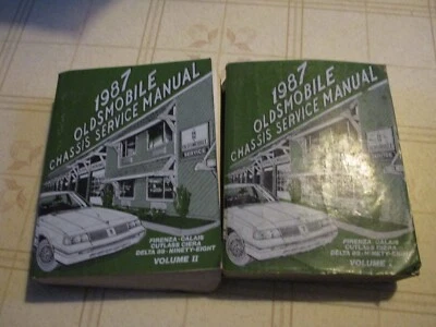 Oldsmobile Firenza Calais Cutlass Ciera Delta 88 98 1987 manual de reparación de servicio Foto 1 de 4