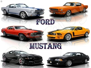 Ford Mustang Metal Sign 9" x 12" or 12" x 16" - Picture 1 of 1