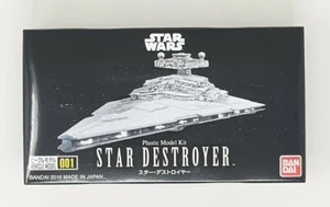 BANDAI STAR WARS VEHICLE MODEL 001 STAR DESTROYER PLASTIC MODEL KIT - Picture 1 of 9