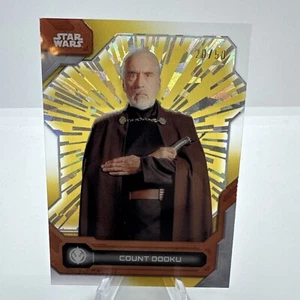 2024 Topps Star Wars High Tek #25 Count Dooku Gold /50 - Picture 1 of 1
