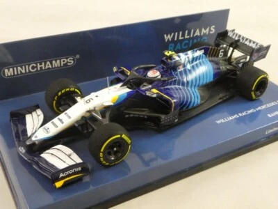 Minichamps Williams FW43B #6 Nicholas Latifi Bahrain GP 2021 1/43 417210106 - Immagine 1 di 3
