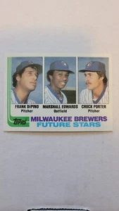 1982 TOPPS BREWERS FUTURE STARS F. DIPINO / M. EDWARDS  / C. PORTER RC #333 NM  - Picture 1 of 1