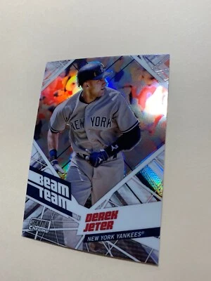2021 Topps Stadium Club Chrome Derek Jeter Beam Team #BTC-1 Insert - NY Yankees - Image 1 of 2